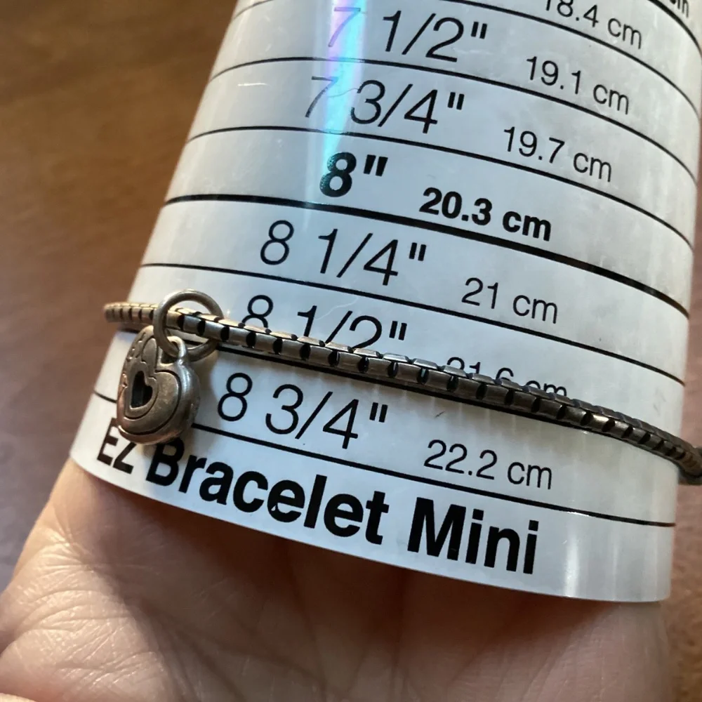 Brighton Silver-tone Bracelet Fits 8.5” wrist size